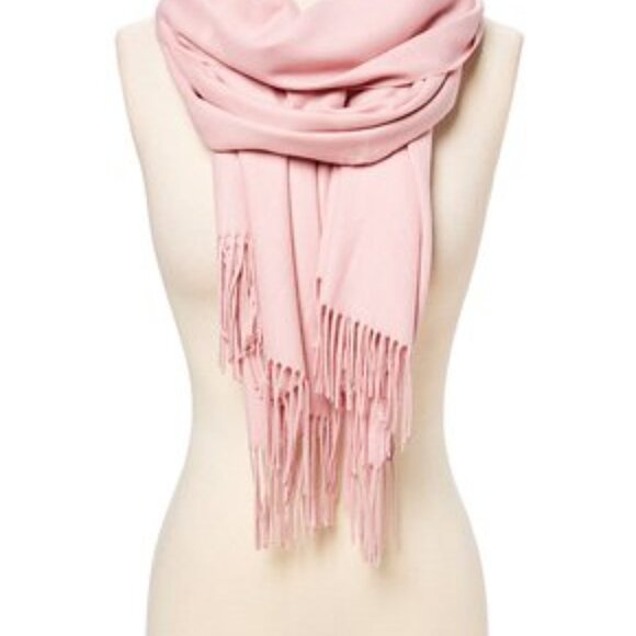 Oussum Soft Silk Viscose Solid Scarf Stole Scarve - Picture 4 of 7